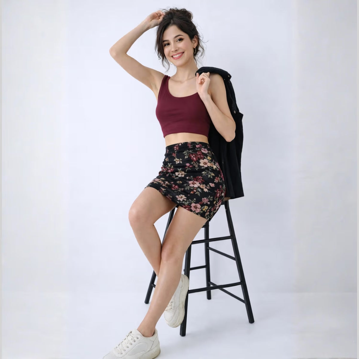 Personalized Aop Mini Skirt