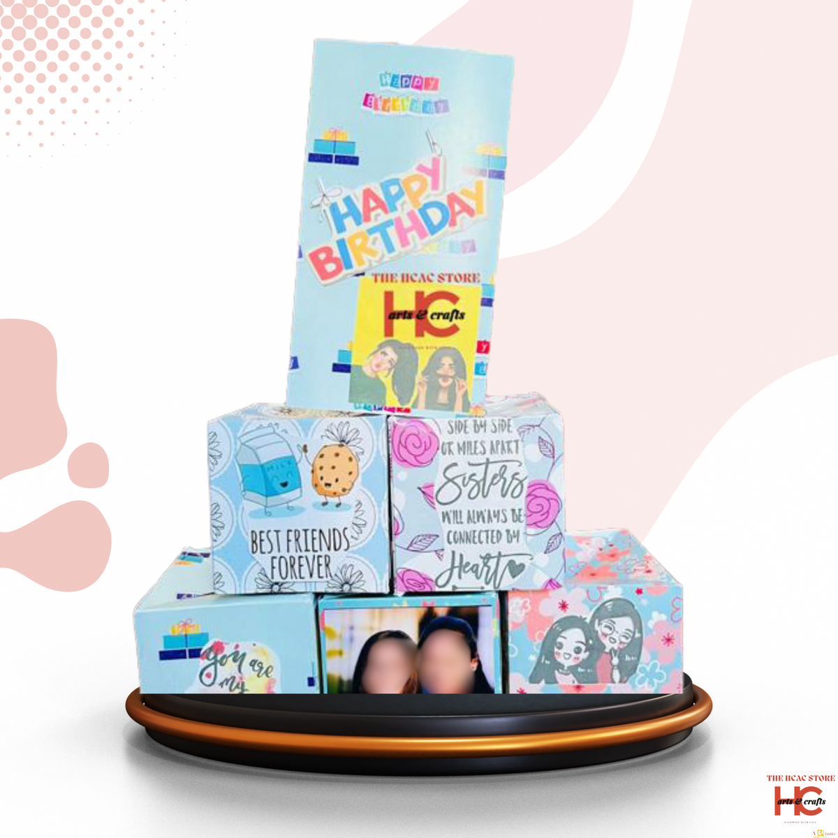 Personalized Pop Up Cube Box