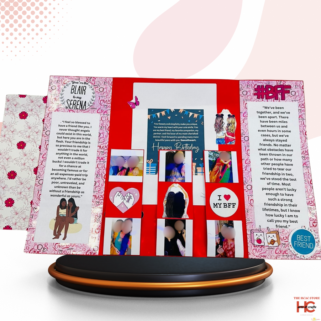 Personalized Falling Greeting Card