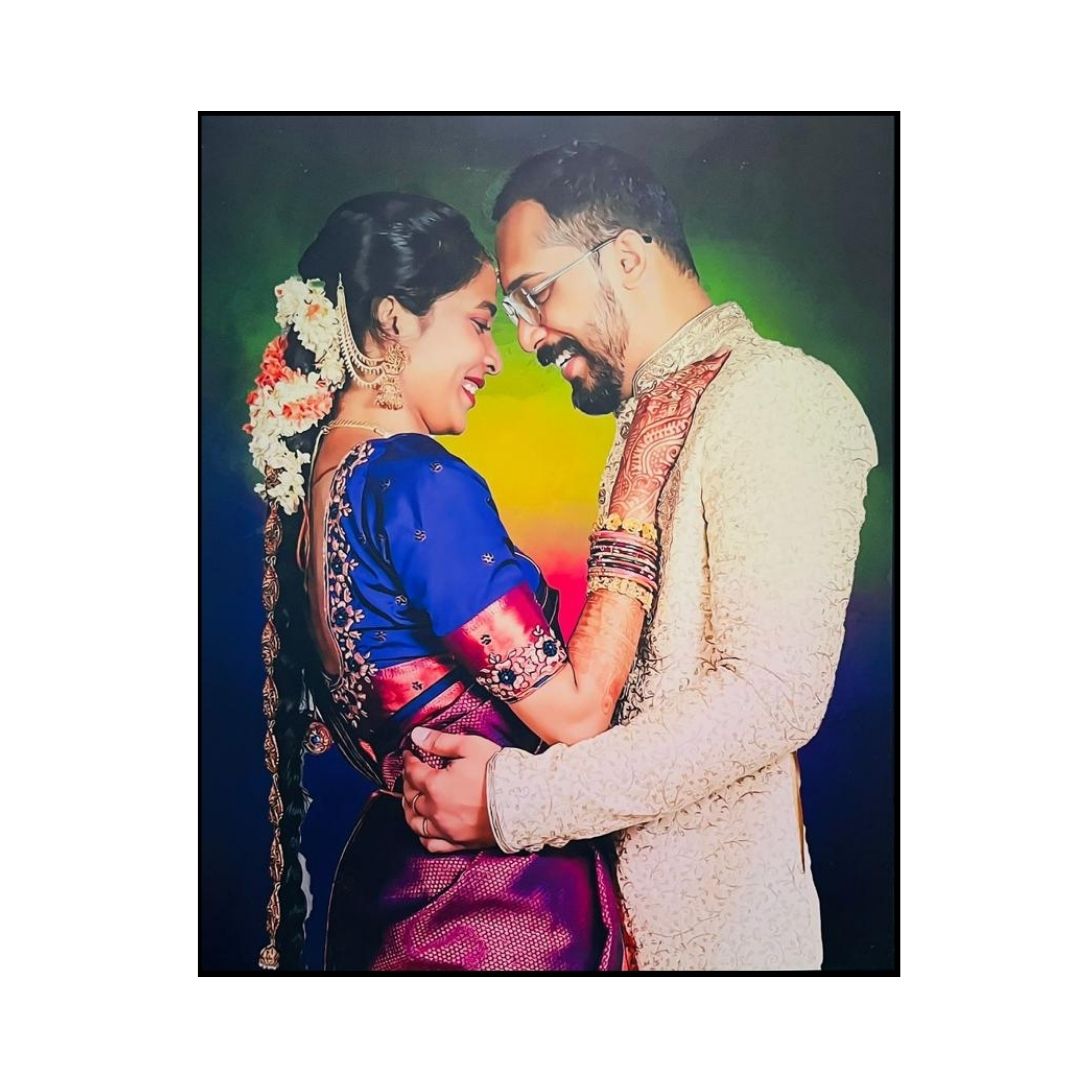Personalized Oil Painting Photo Frame