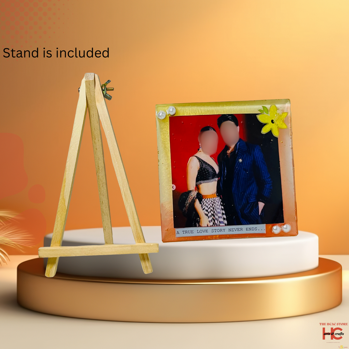 Personalized Resin Frame with Light