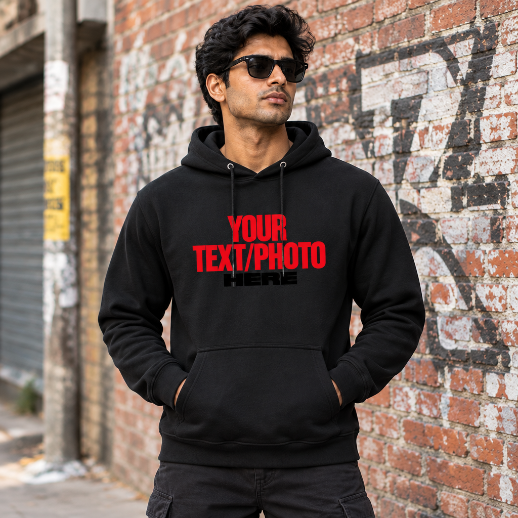 Black Hoodie Male