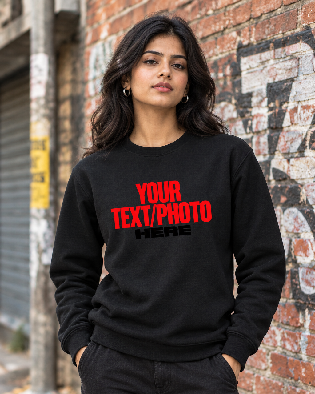 Black Sweatshirt Female