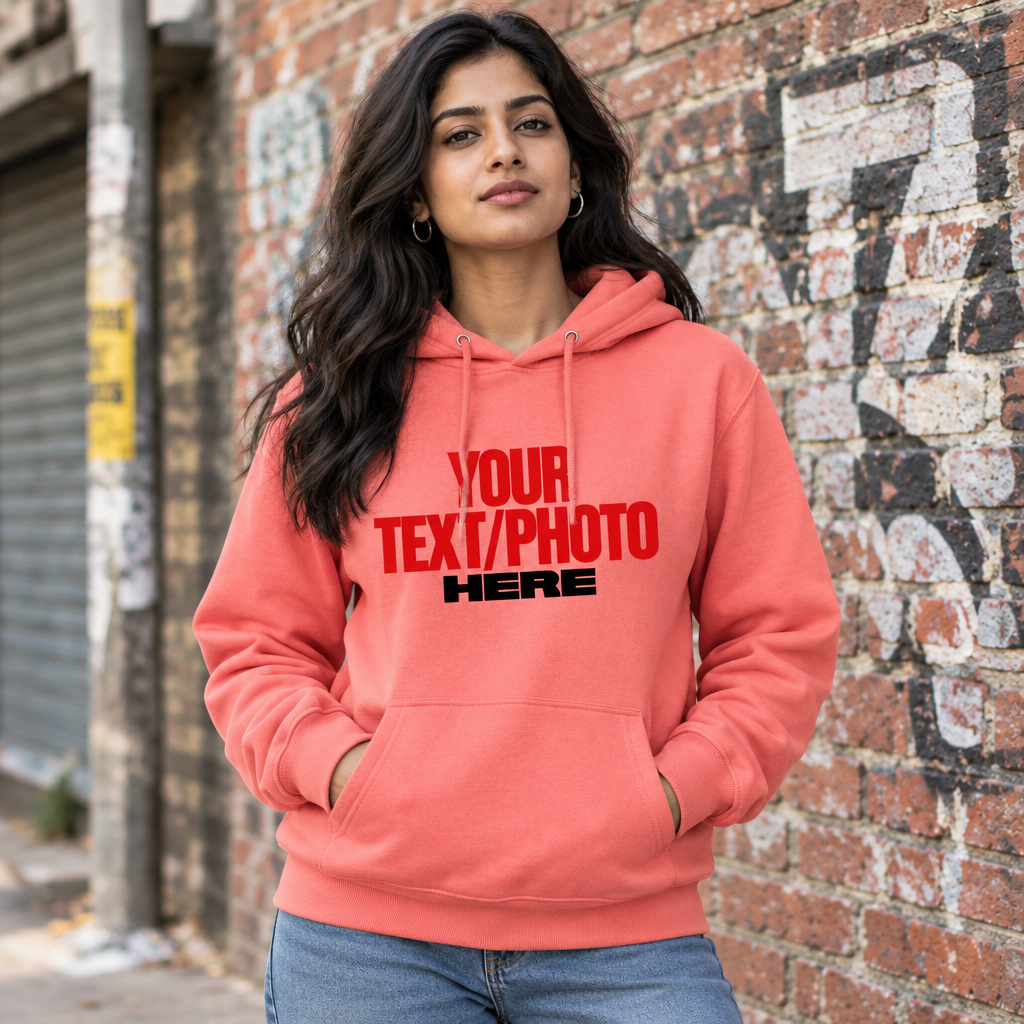 Coral Hoodie Female