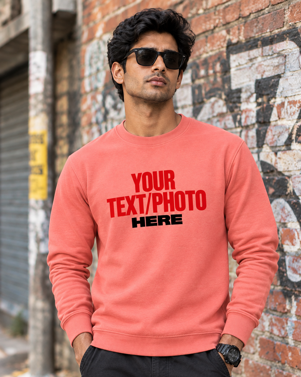 Coral Sweatshirt Male