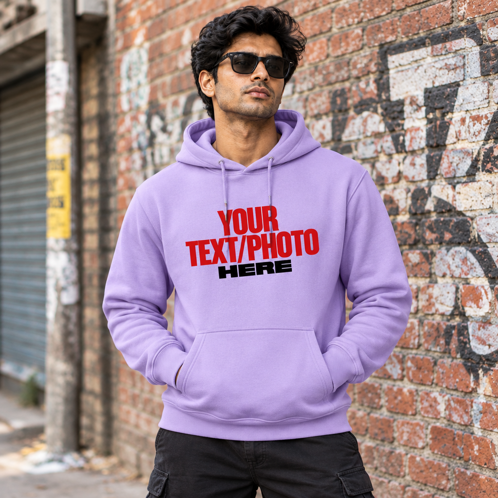 Lavender Hoodie Male