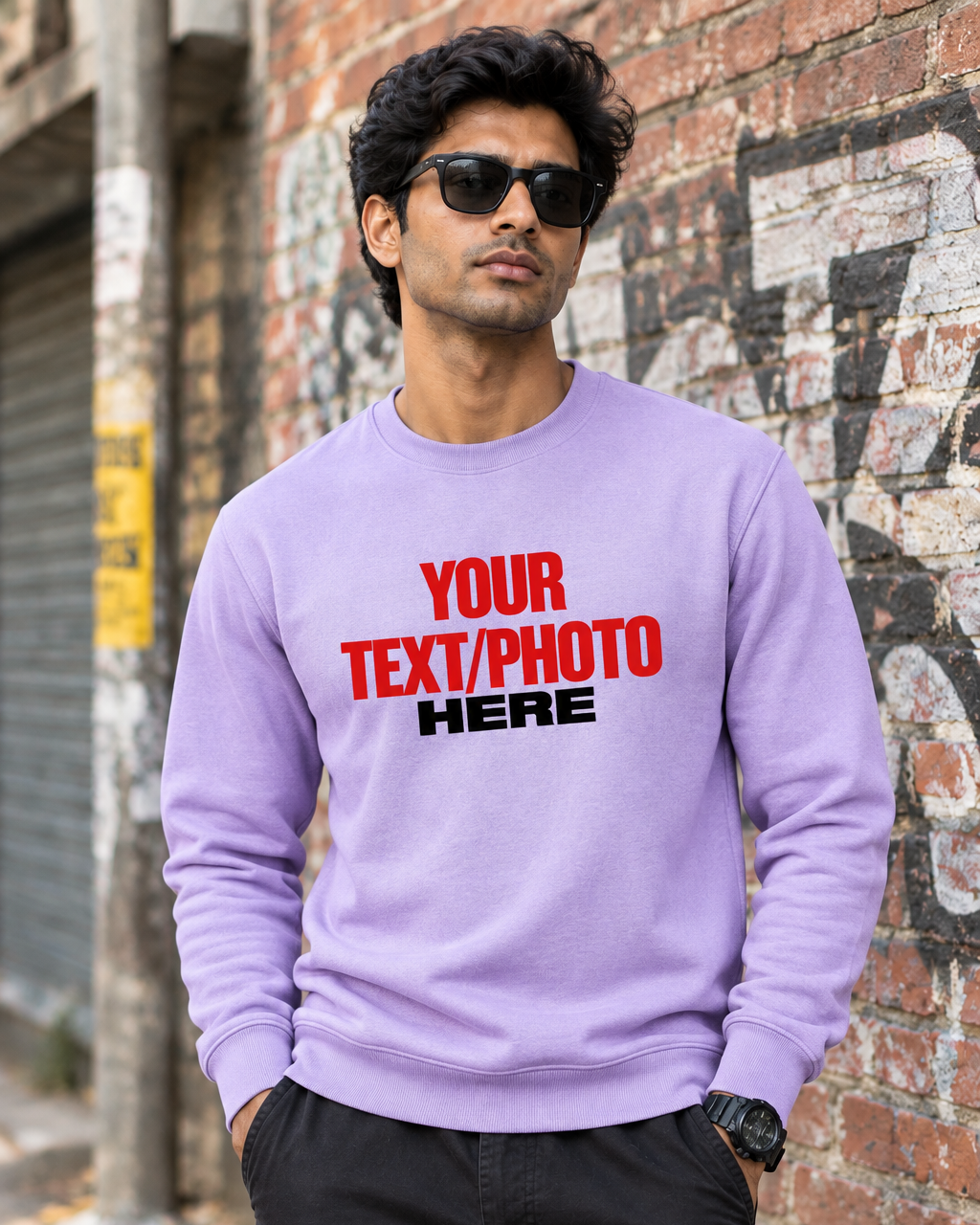 Lavender Sweatshirt Male