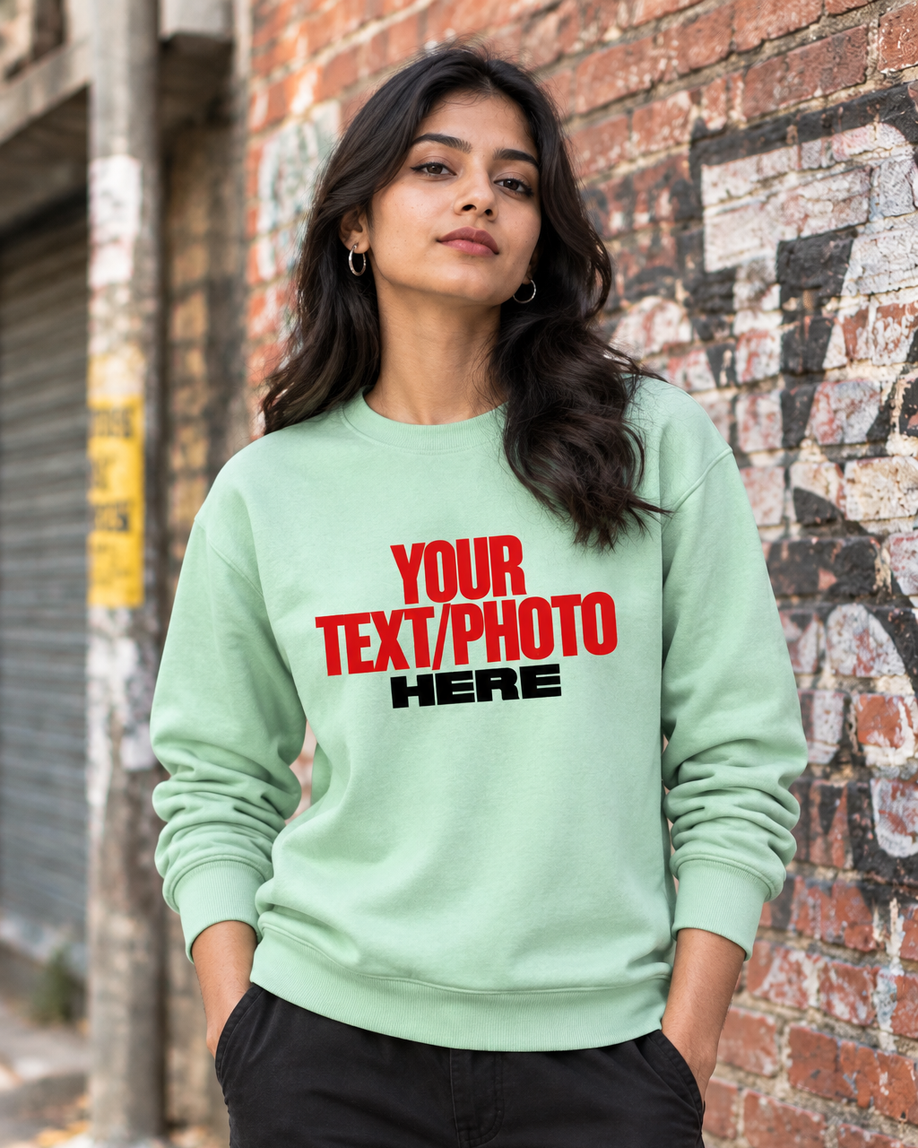 Mint Sweatshirt Female