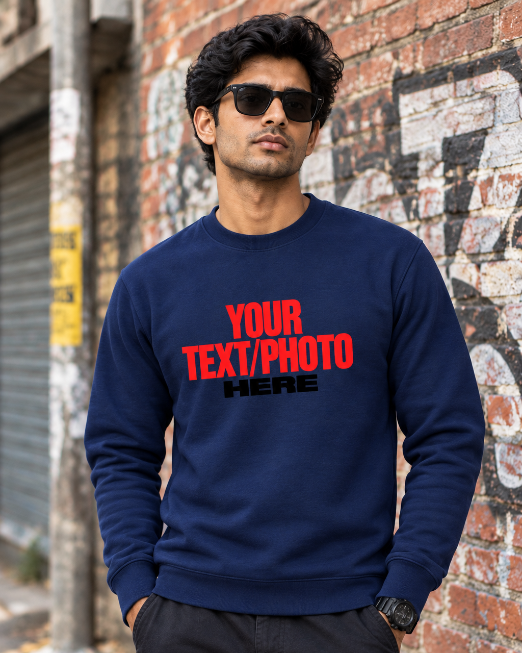 Navy Blue Sweatshirt