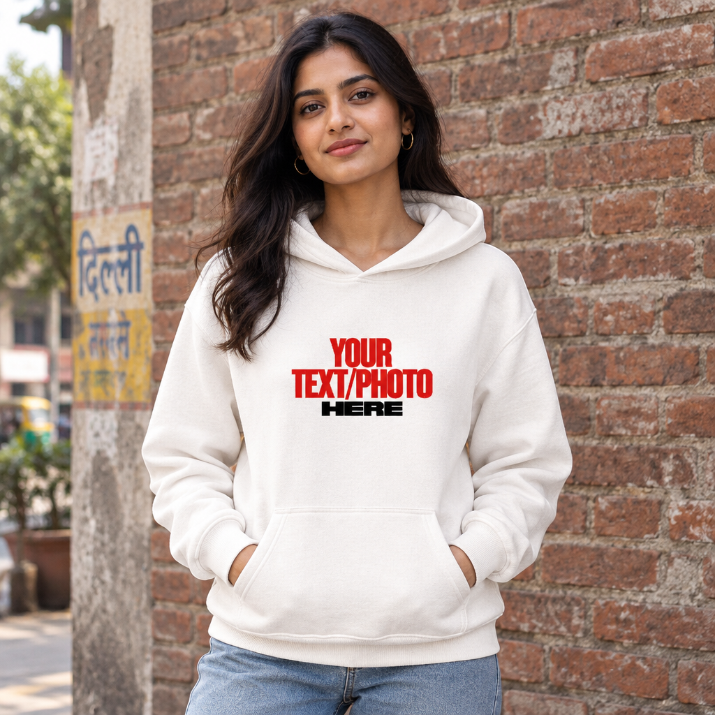 Off White Pullover Hoodie Female