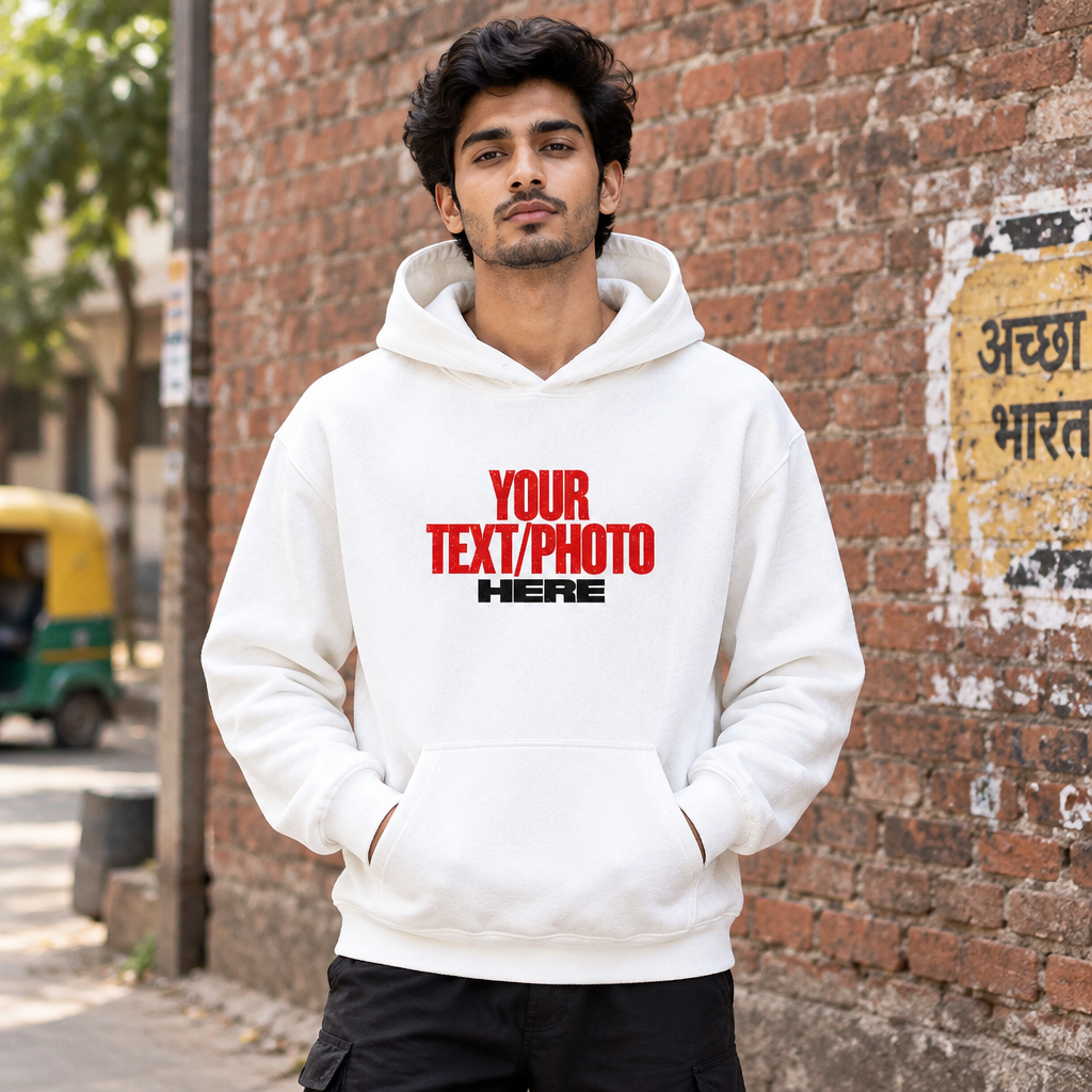 Off White Pullover Hoodie Male