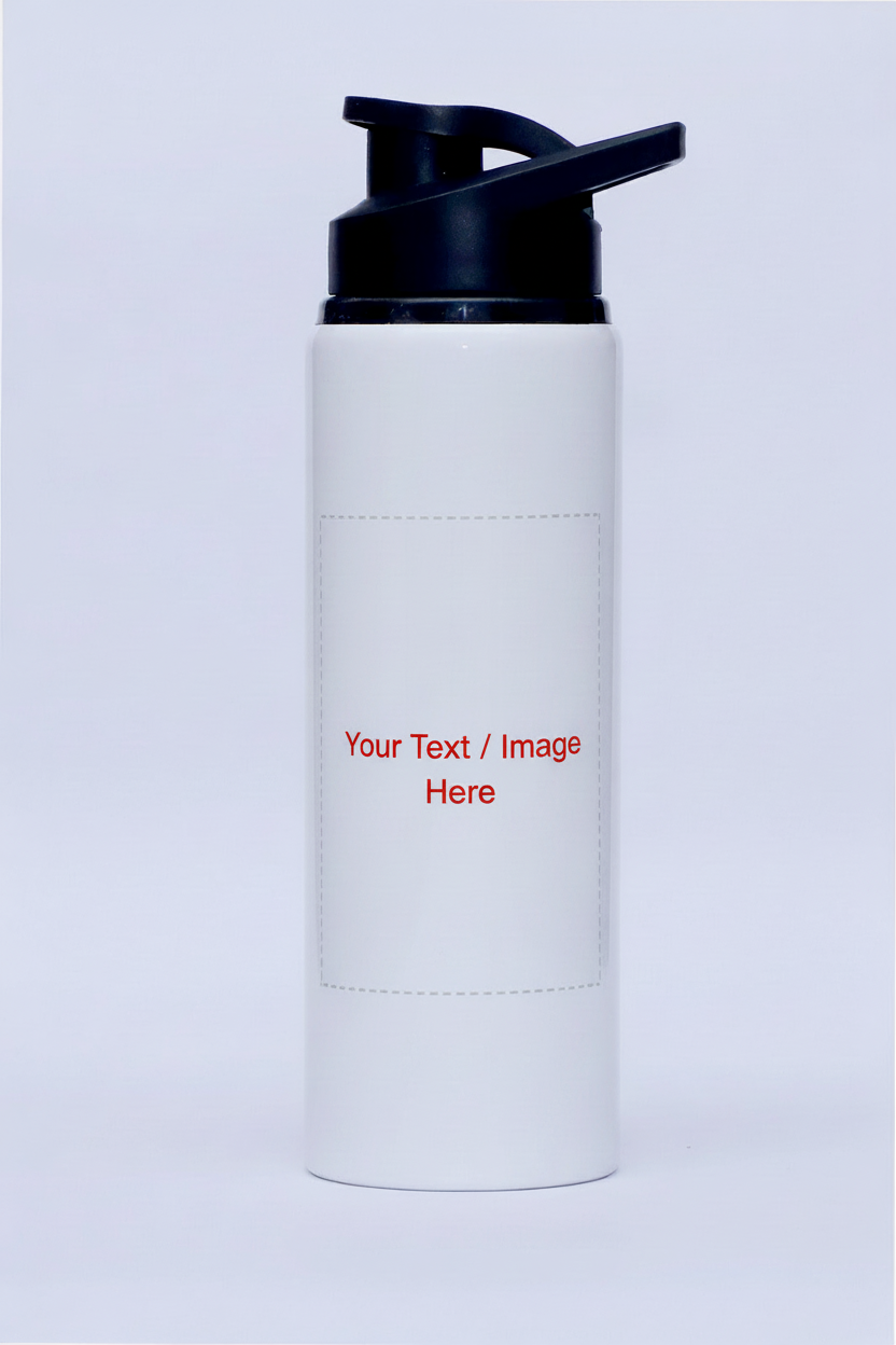Personalized Sipper Bottle - Bold Red Text