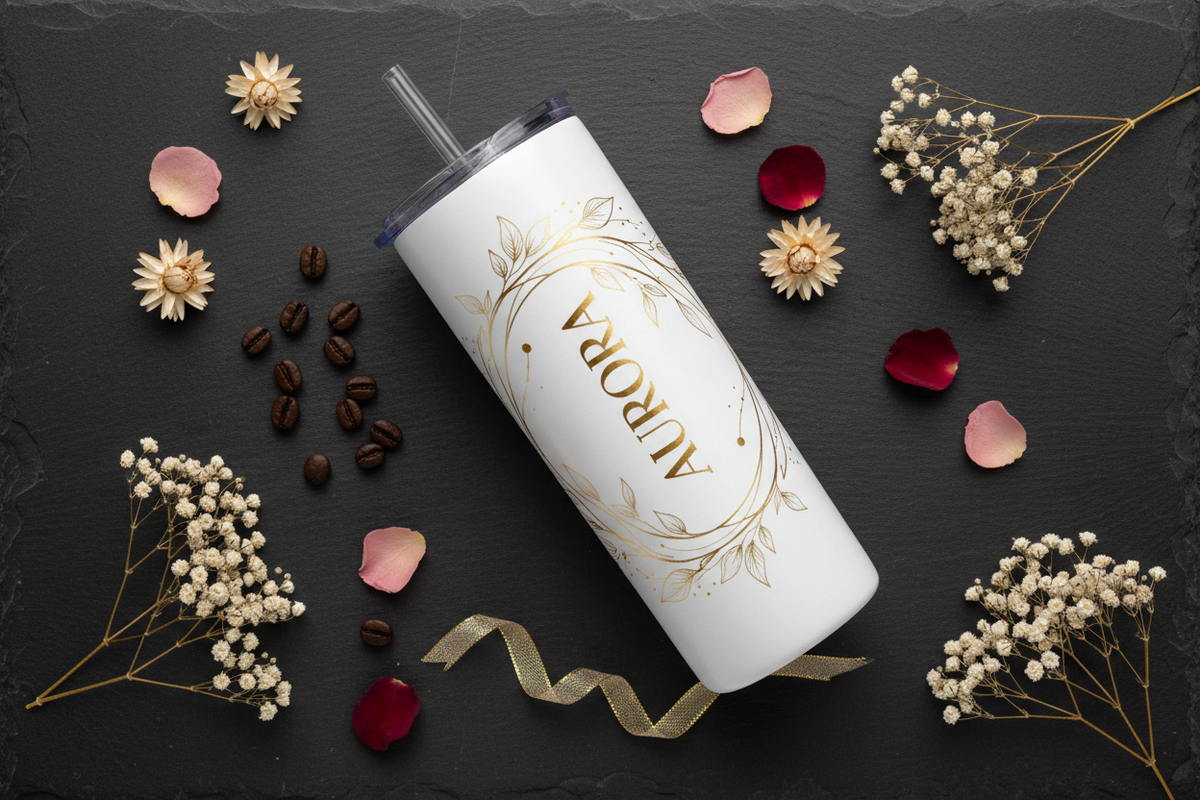 Tumbler Flat Lay
