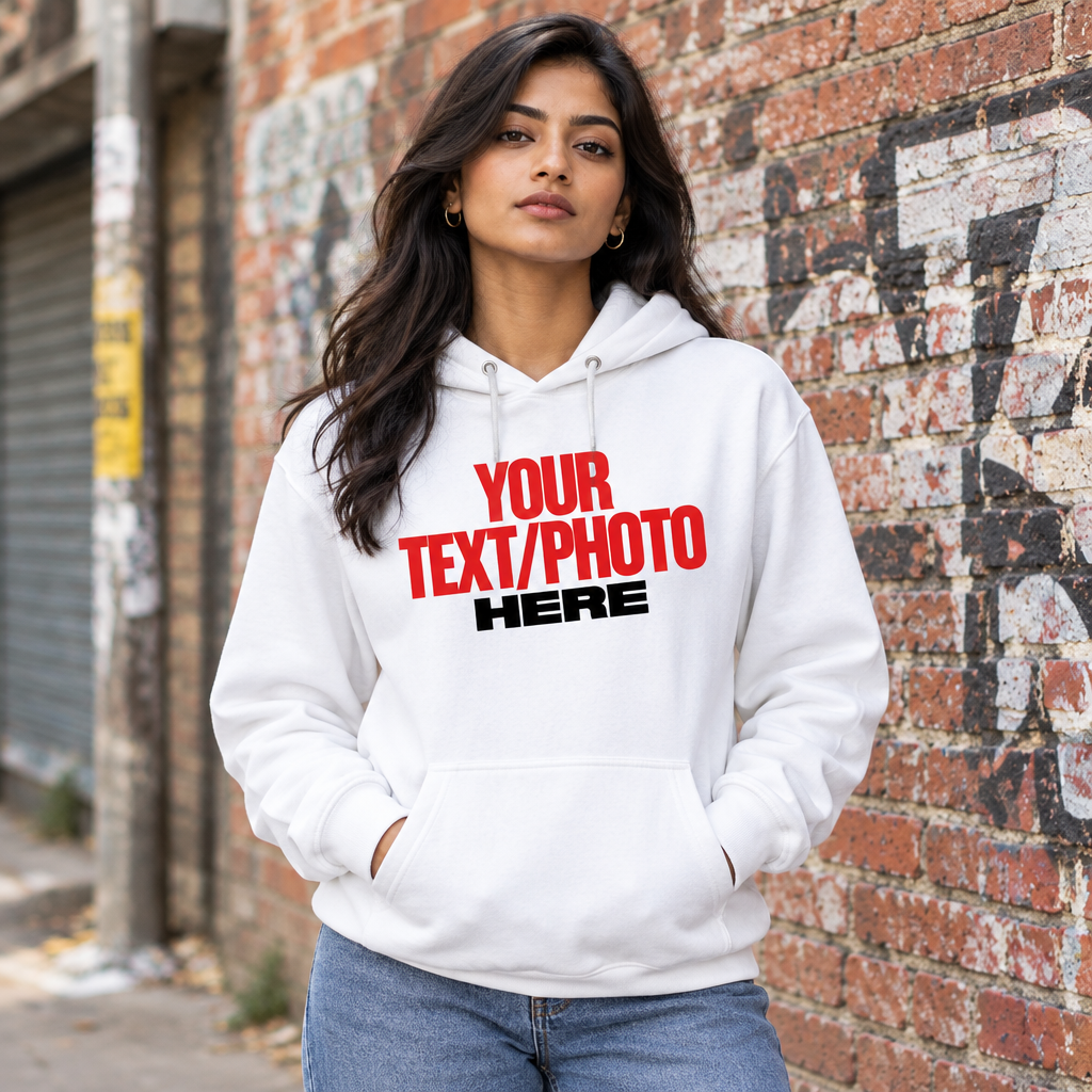 White Hoodie Female