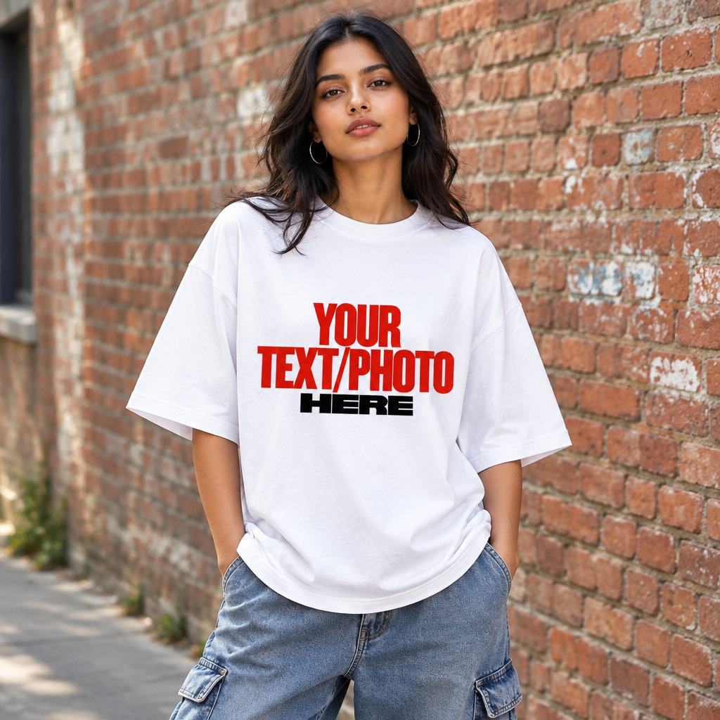 White Oversized Jersey Female