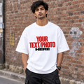 White Oversized Jersey Male