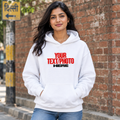 White Pullover Hoodie Female