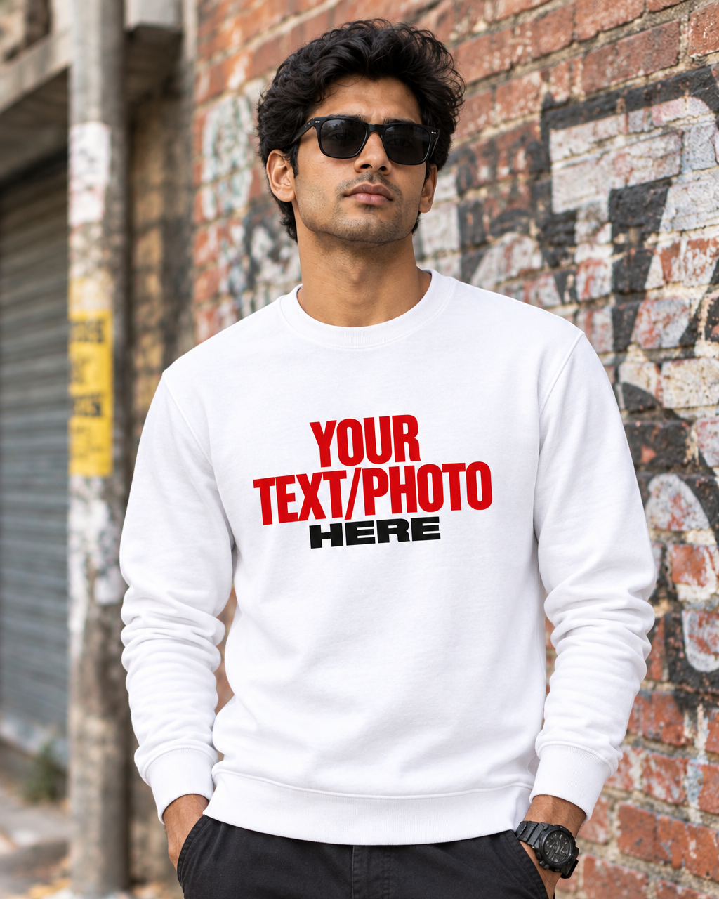 White Sweatshirt